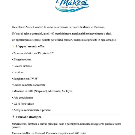 Apartamento Mare Comfort *